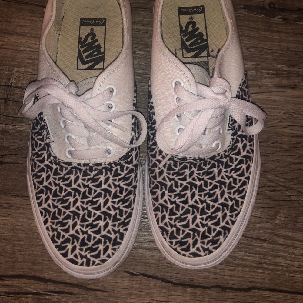 Black & White custom Vans